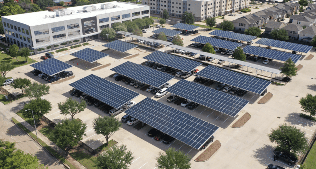 Parking Structure And Solar Power Help Firm Reach Net Zero | Fs with regard to Parking Lot Lighting