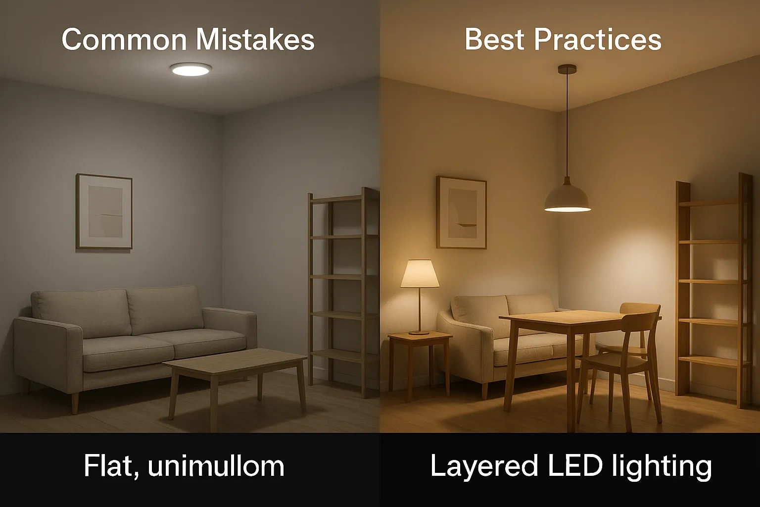 Residential Led Lighting: High-Performance Design Guide pertaining to The Hidden Impact of Harsh Bulbs and How Soft Layered Lighting Transforms Your Rest