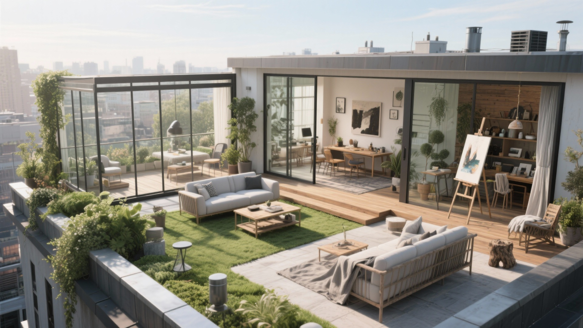 Small Rooftop Feels Wasted? 5 Rooftop Room Ideas That Work inside Rooftop Deck