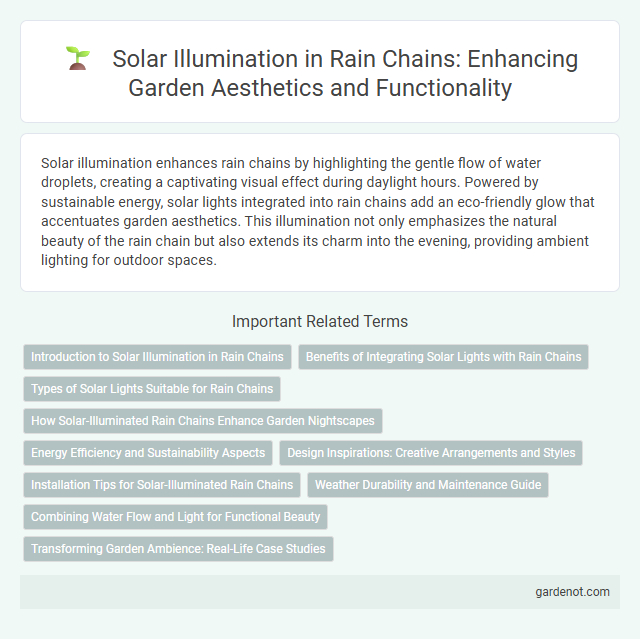 Solar Illumination In Rain Chains: Enhancing Garden Aesthetics And ... throughout How Modern Optics and Diamond Cut Acrylic Are Revolutionizing Backyard Solar Illumination