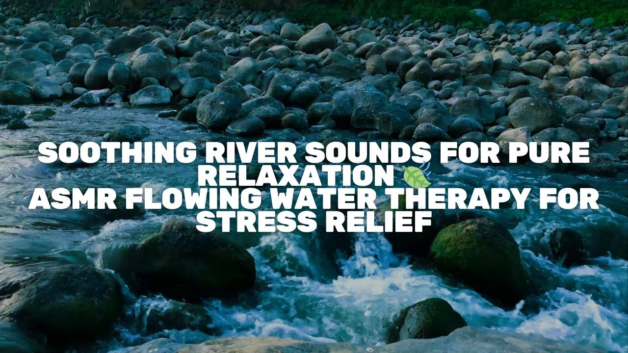 Soothing River Sounds For Pure Relaxation 🍃 | Asmr Flowing Water ... with Water Feature Design