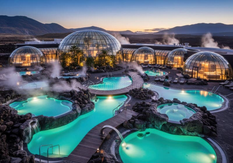 What we learn from global resorts wrapping serene wellness spaces around geothermal pools