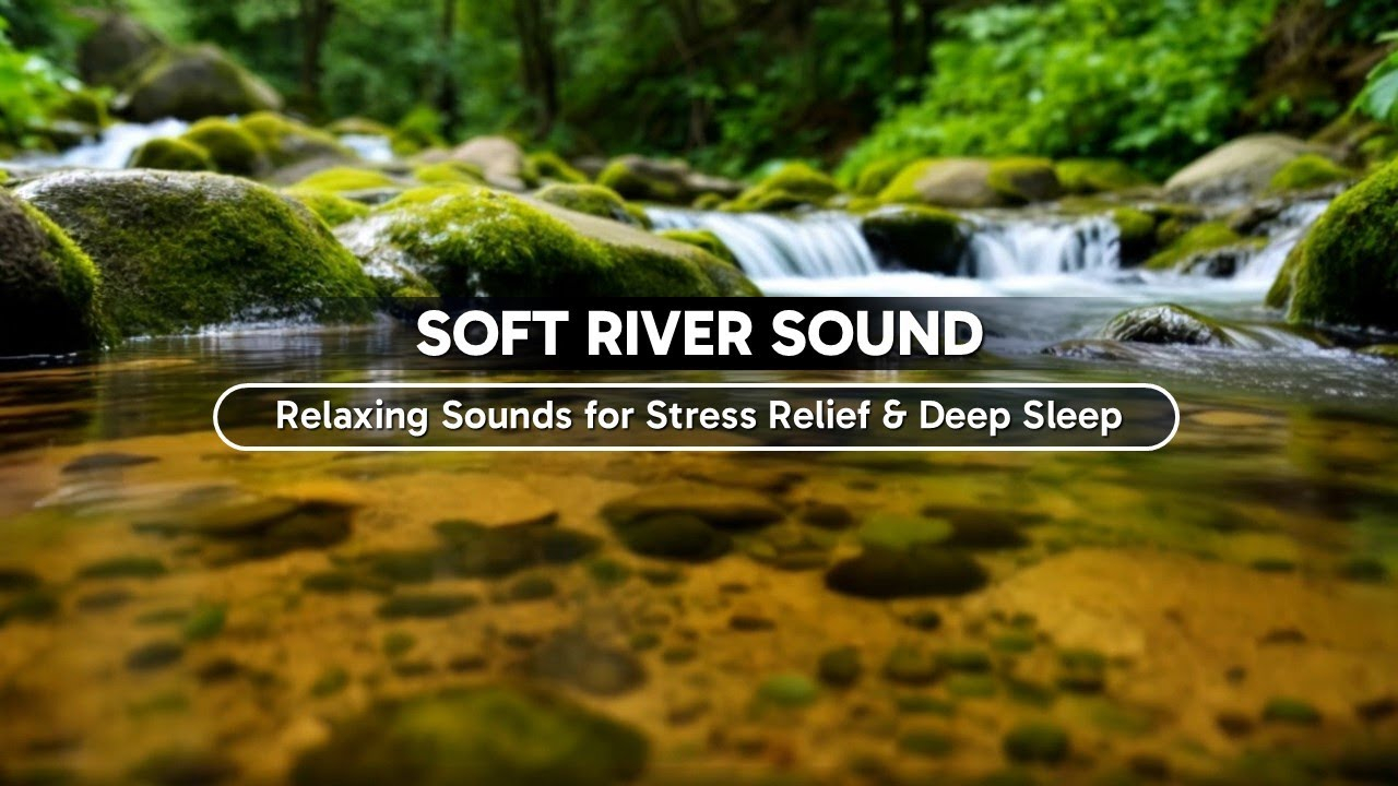 Tranquil River Sounds - Soft Flowing Water For Meditation, Sleep, And ... with regard to Water Feature Design