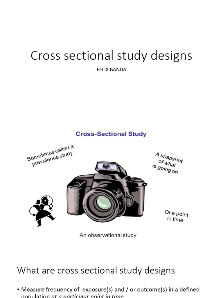 Understanding Cross-Sectional Studies | Pdf | Methodology | Health Sciences for Section Study Design