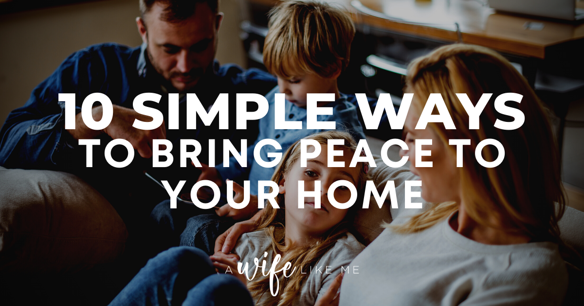10 Simple Ways To Bring Peace To Your Home - A Wife Like Me for Home Office Storage