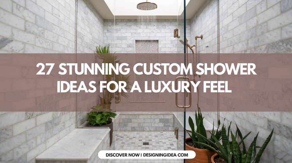 27 Stunning Custom Shower Ideas For A Luxury Feel with regard to Shower Design
