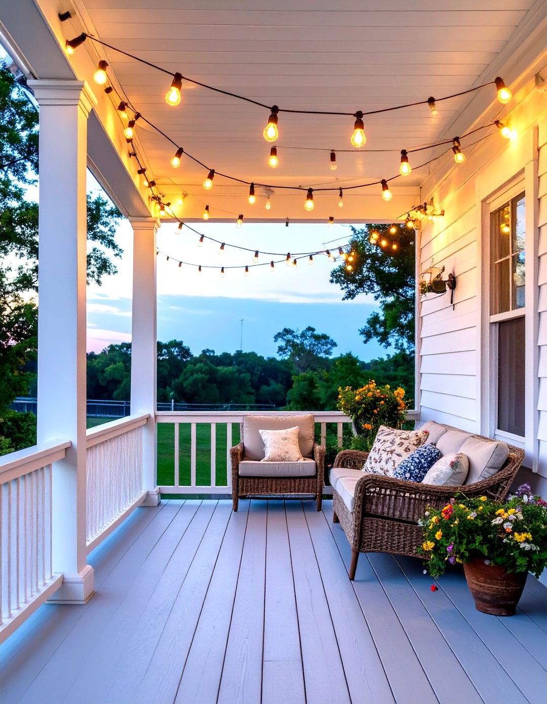Layering Textures And Lighting To Make Your Screened Porch Feel Like Home