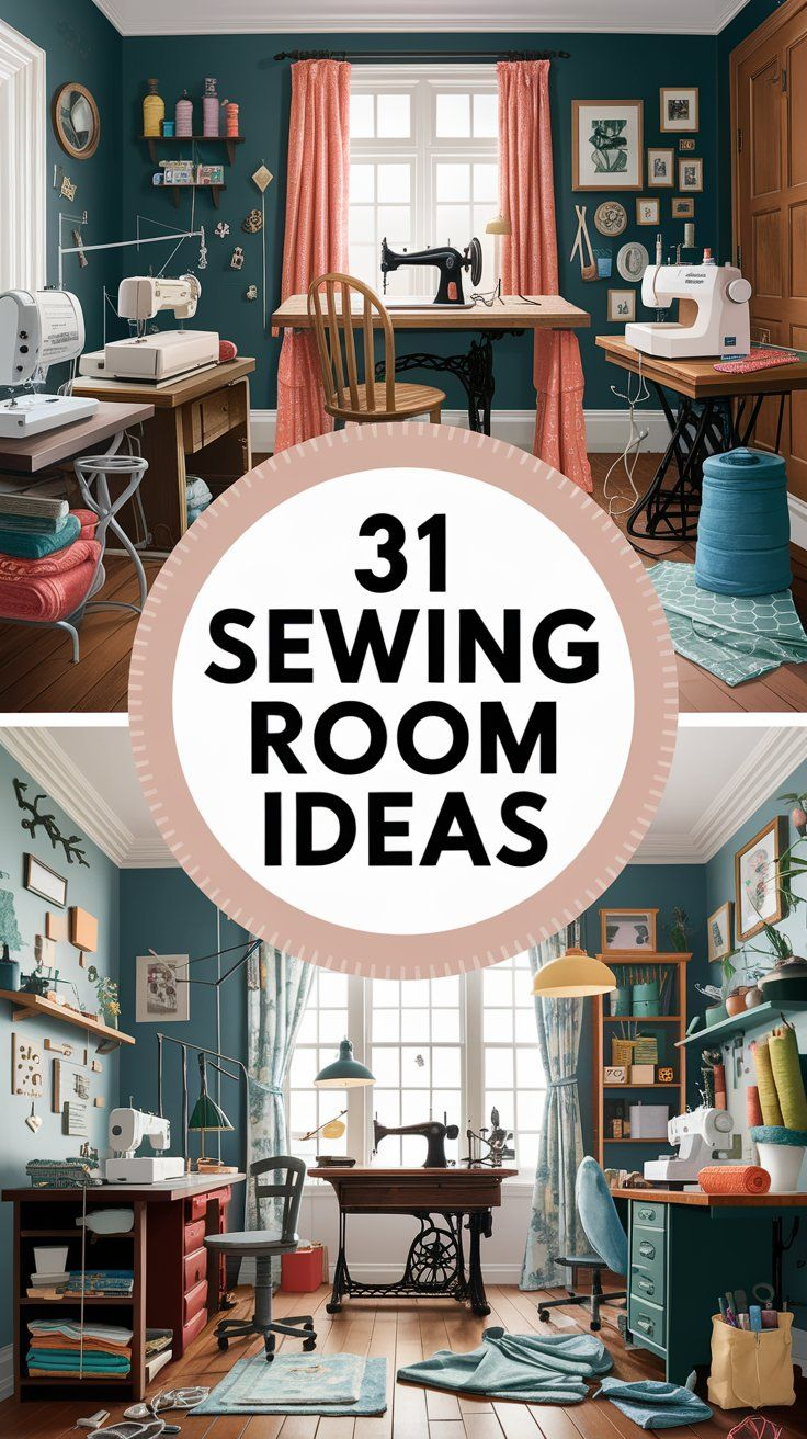 31 Sewing Room Ideas To Organize Your Creative Space | Sewing Room ... regarding Sewing Room Design
