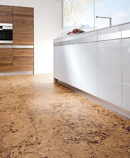 32 Cool Cork Flooring Ideas For Maximum Comfort - Digsdigs | Cork ... in Cork Tile Design