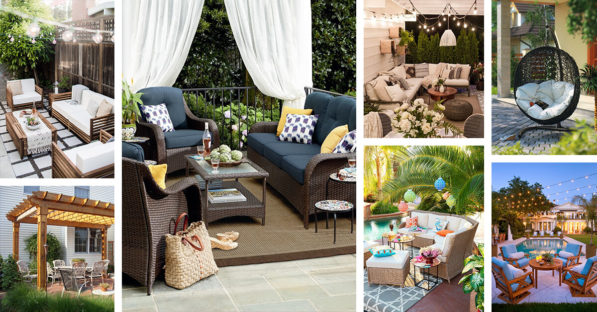 33 Outdoor Living Space Ideas For A Porch, Yard Or Patio Upgrade with Privacy Fence Design