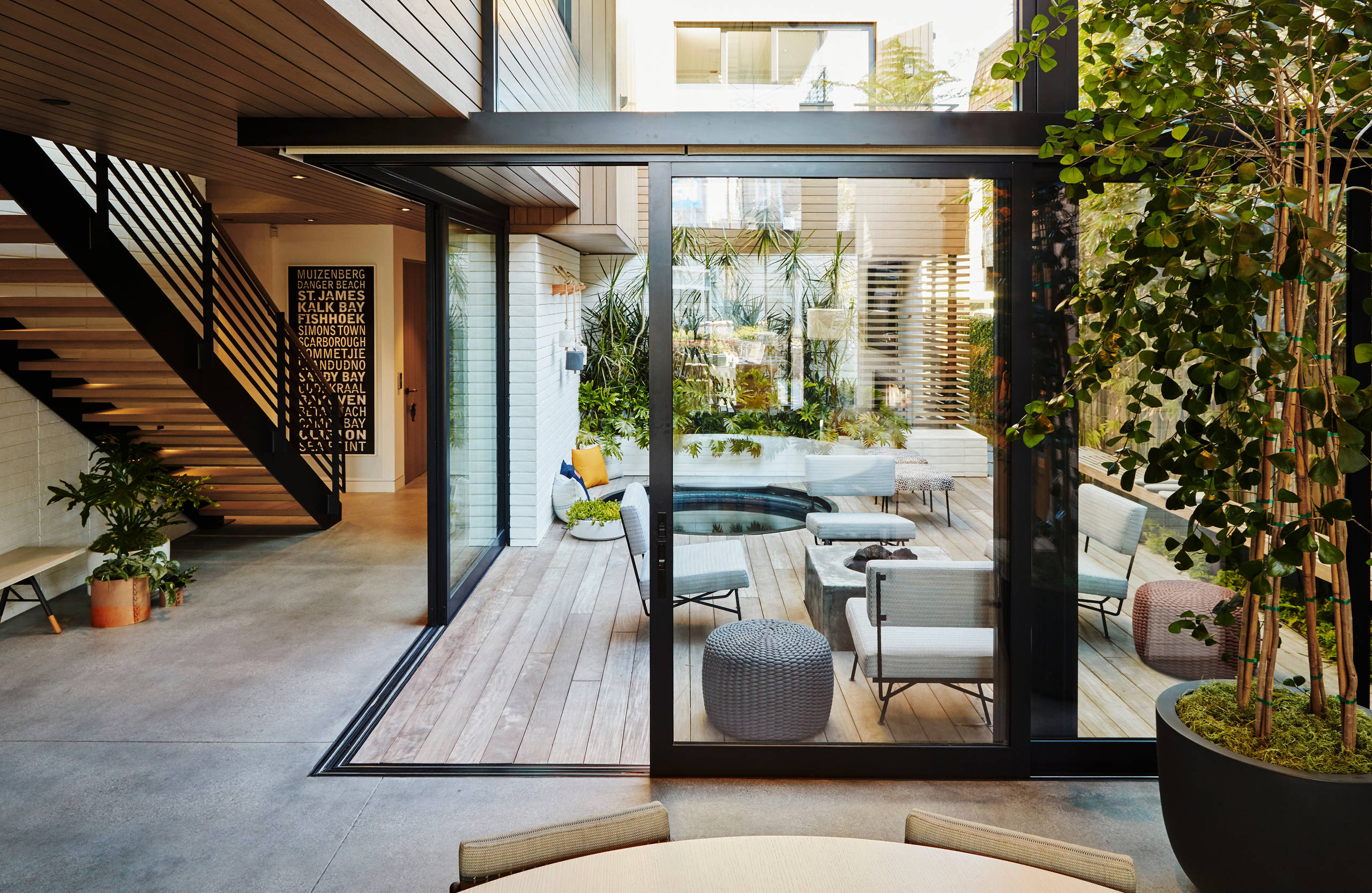 Architecture Indoor Outdoor Space Blending Indoor And Outdoor Living inside Blending Indoor Comfort With Outdoor Durability Through Thoughtful Concrete Design