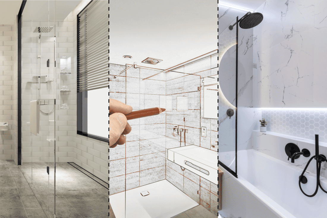 Bathroom With Bath And Shower Layout At Kyle Rivera Blog within An Architect Explains How to Choose the Right Shower Rod for Every Bathroom Layout