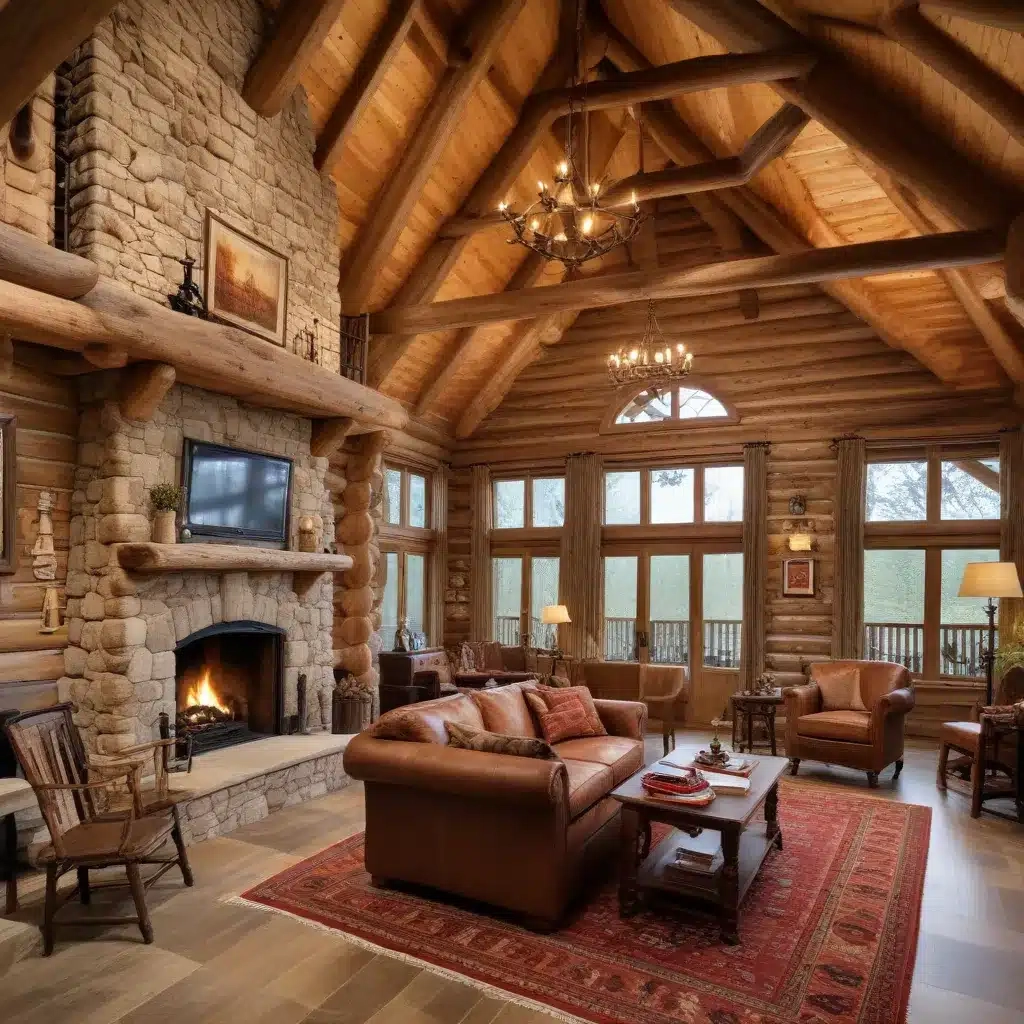 Blending Modern Amenities With The Timeless Allure Of Log Cabin Living ... with regard to Blending Contemporary Living With Traditional Craftsmanship in Modern Cabins