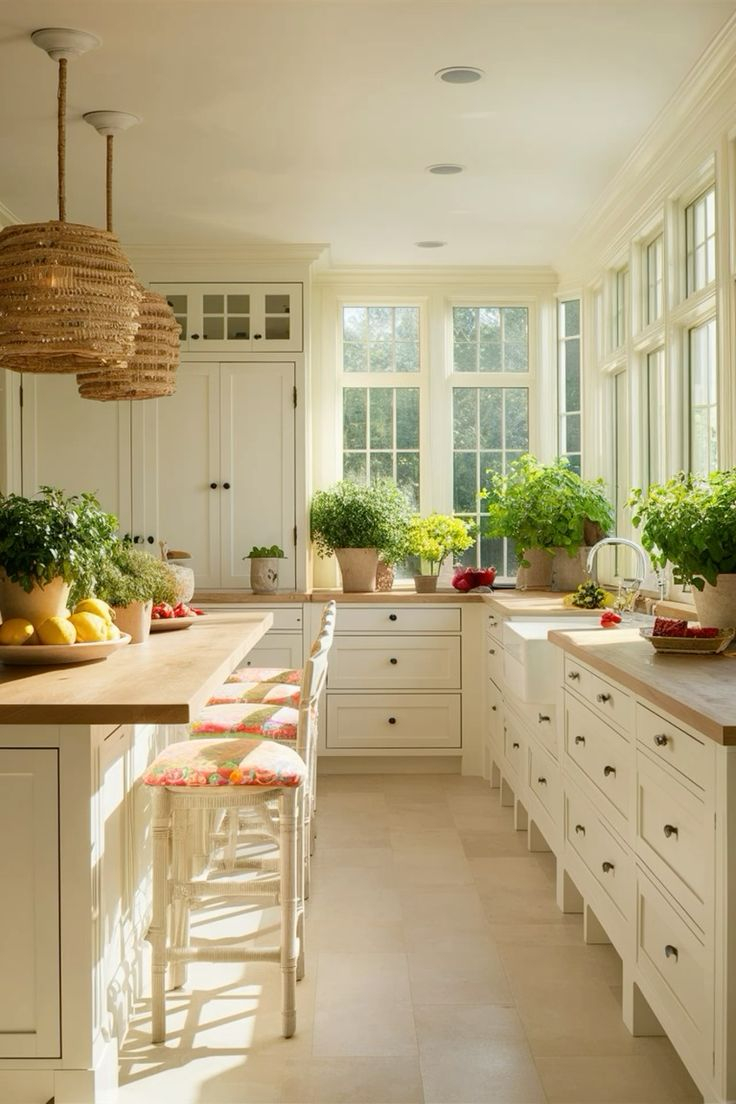 Bright And Airy Kitchen | Cucina Estiva, Cucina Soggiorno, Design Della ... inside Creating a Bright and Airy Kitchen That Breathes New Life Into Daily Routines
