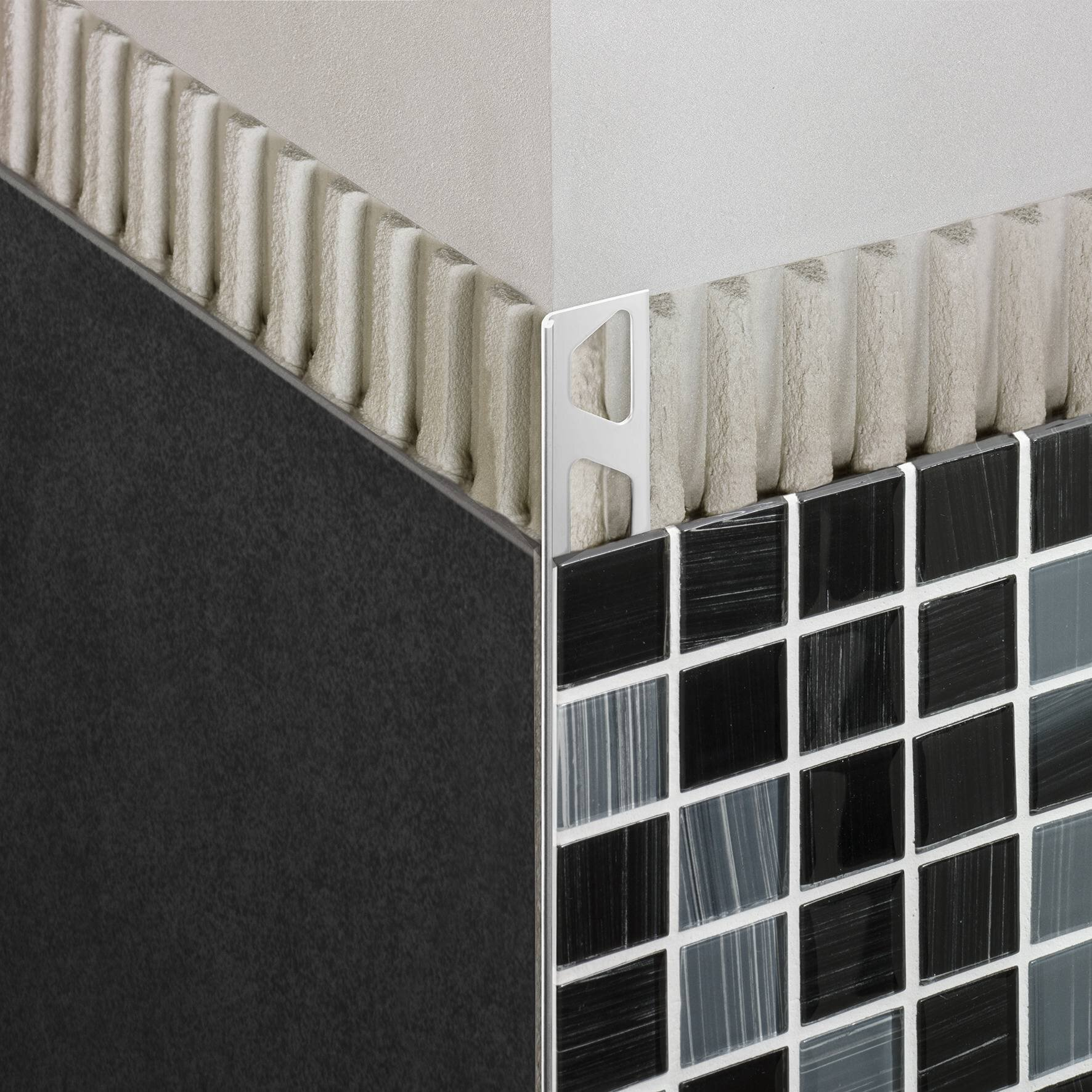 Choosing The Right Tile Edge Trim | Schluter with regard to From Dull to Inspired How Creative Layouts and Textures Changed the Conversation Around Vinyl Tile