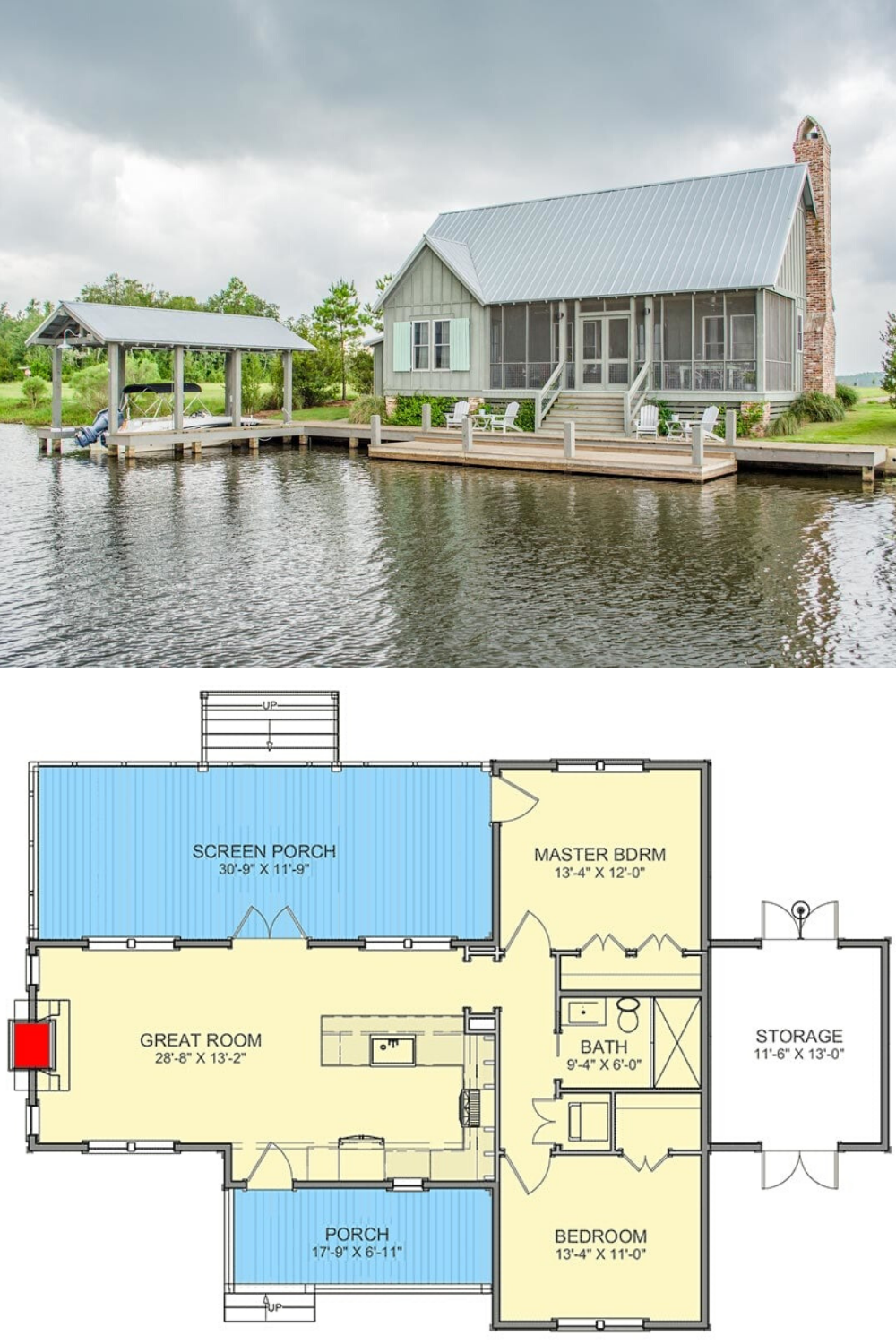 Balancing modest budgets with grand views in small waterfront floor plans