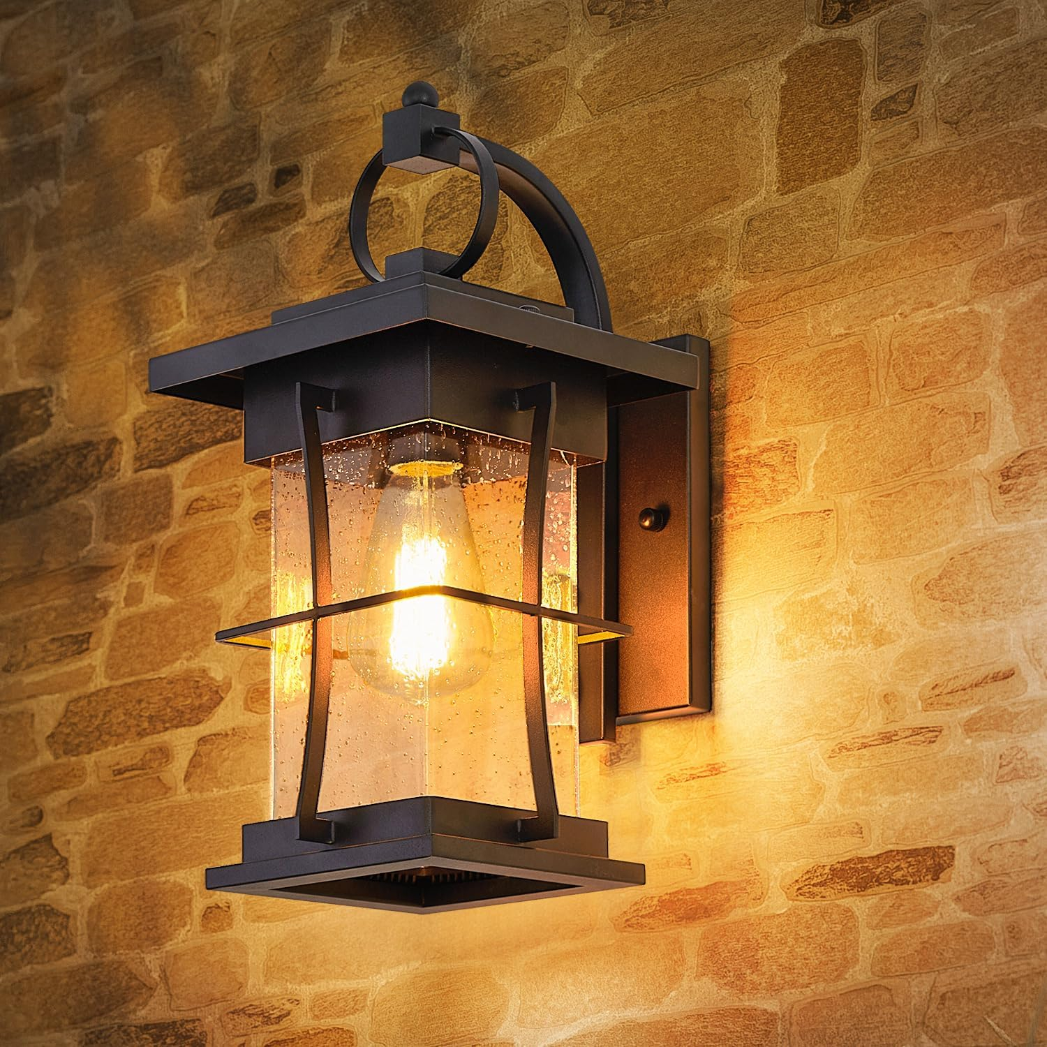 Dalouguan Outdoor Lighting Fixtures Wall Mount, Exterior Light Fixture ... pertaining to The Hidden Mechanics That Separate a Wobbly Wall Lamp from a Lifetime Fixture