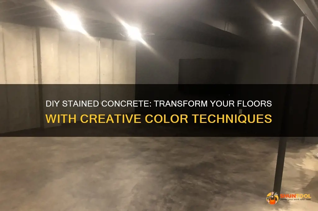 Diy Stained Concrete: Transform Your Floors With Creative Color ... with regard to Transforming Plain Concrete and Wood Surfaces Through Creative Floor Stenciling Techniques