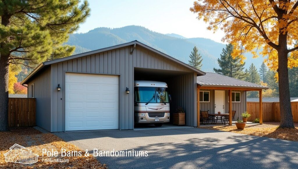 Garage With Living Quarters – Artofit with Rv Garage Design