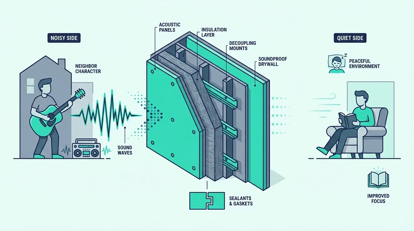 Designing Acoustic Sanctuaries How to Soundproof Shared Walls in Historic Townhouses