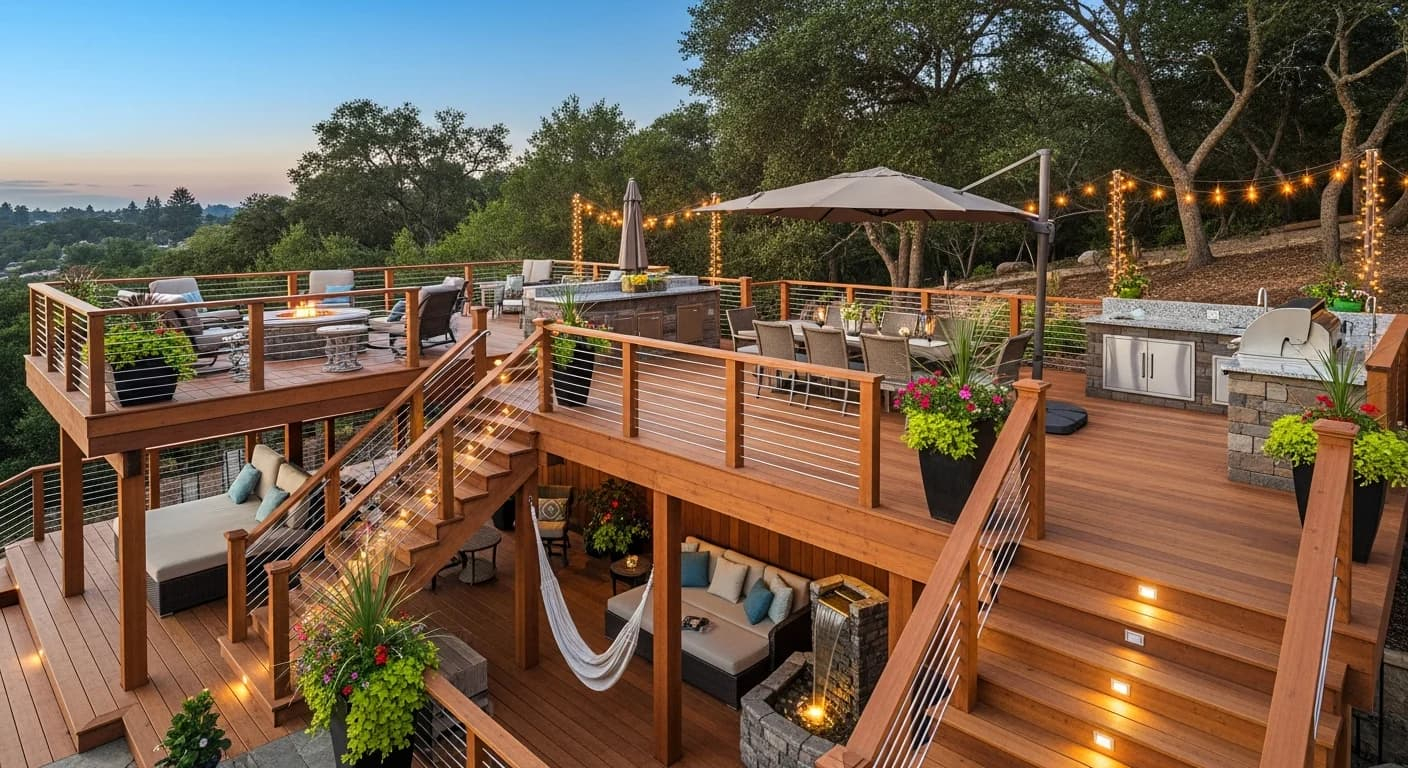 Designing Functional Zones on a Multi Level Deck for Seamless Outdoor Living