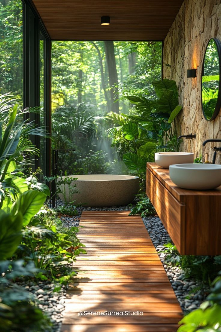 Pin By Romkapomka On Будинки Мрії | Outdoor Bathroom Design, Outdoor ... for Turning Your Bathroom Into a Mountain Cabin Retreat Using Reclaimed Wood and Natural Stone