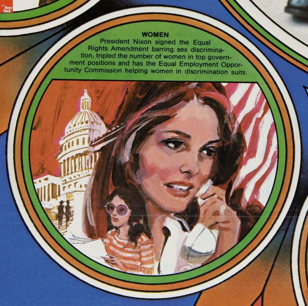 Political Election Poster, &amp;quot;President Nixon: Now More Than Ever,&amp;quot; 1972 in Tub Filler Design