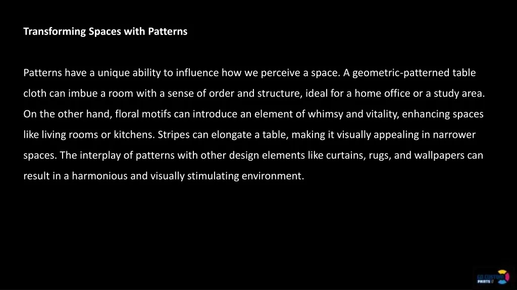 Ppt - Go Custom Prints Sep 2023 Powerpoint Presentation, Free Download ... inside Transforming Compact Spaces With Unexpected Prints and Textures for 2026