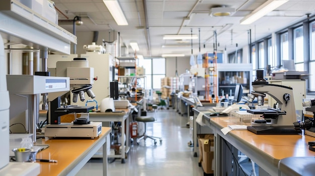 Premium Photo | A Materials Science Lab With Electron Microscopes ... inside Inside the Lab Where Researchers Are Rewriting the Rules of Material Science