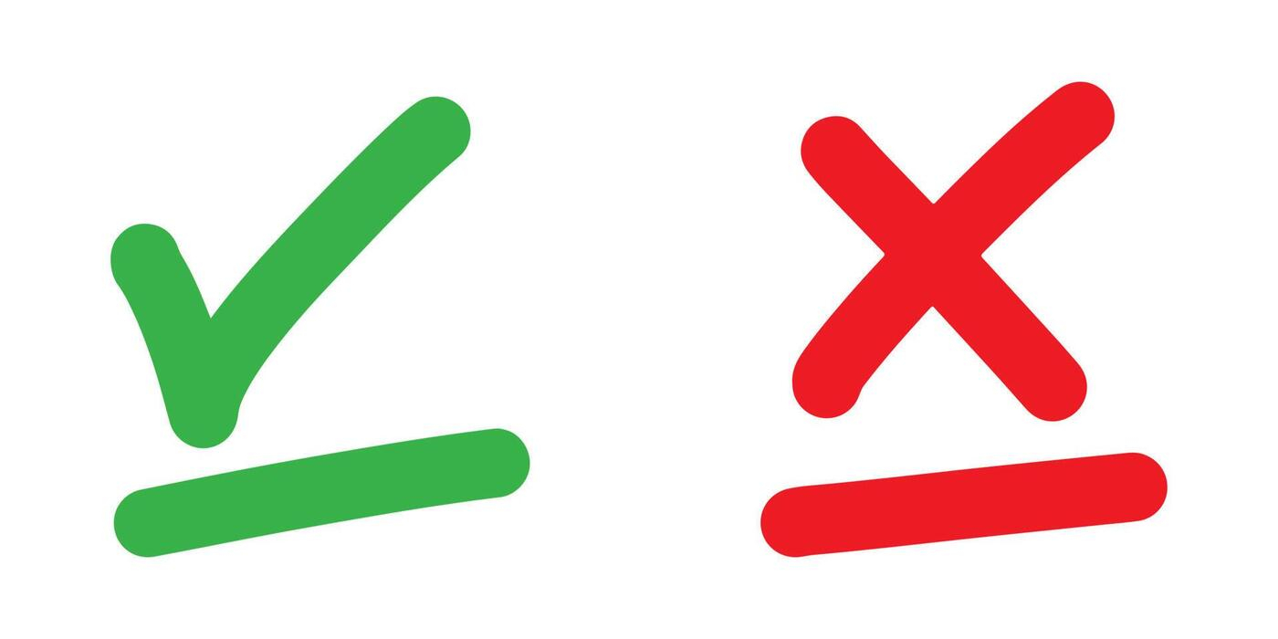 Right Wrong Icon Vector Art, Icons, And Graphics For Free Download pertaining to How the Right Entryway Bench Transforms Your Daily Routine