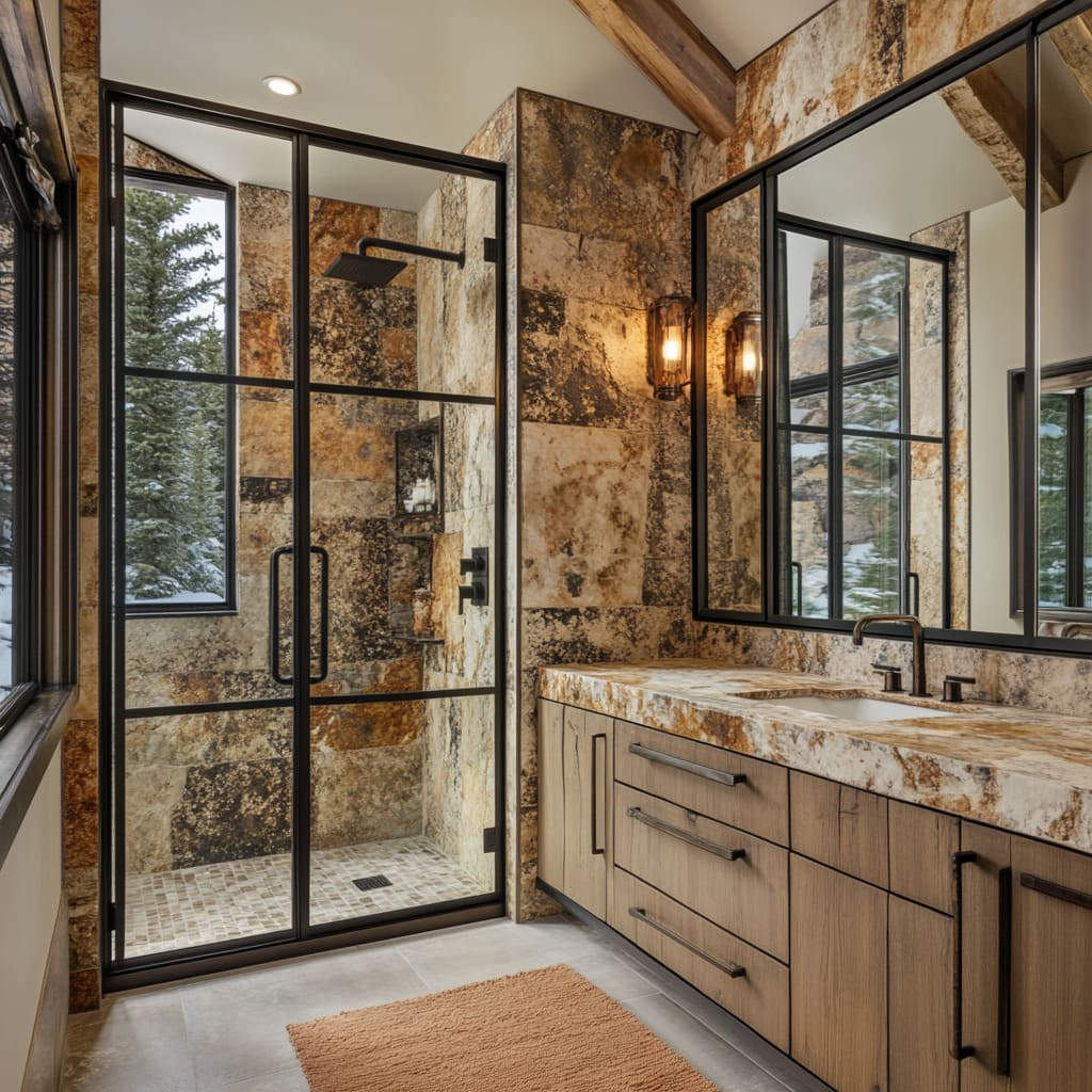 Rustic Master Bathroom Ideas pertaining to Rustic Bathroom Design