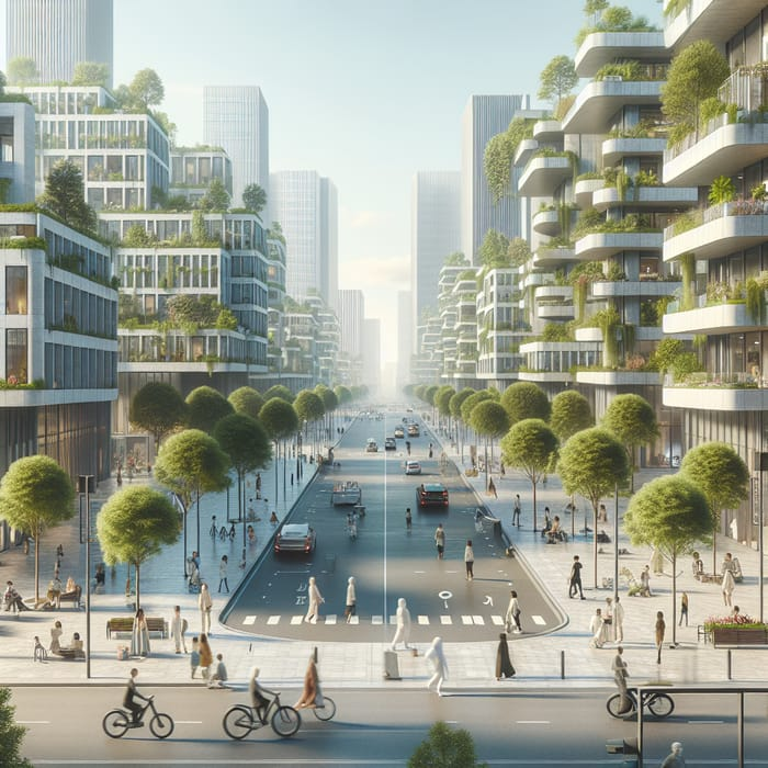 Stunning Urban Streetscapes: Enhancing Urban Aesthetics | Ai Art ... with regard to Rethinking neighborhood streetscapes through thoughtful auto court cluster planning