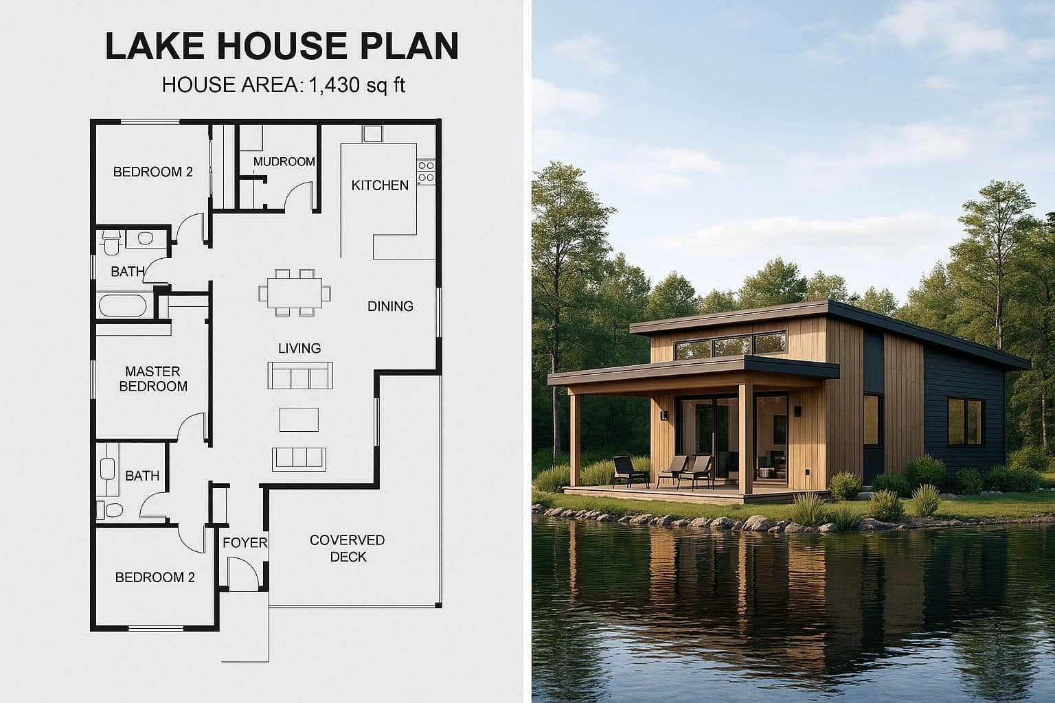 Top 15 Modern Lake House Plans: Blending Style And Nature For ... pertaining to Balancing modest budgets with grand views in small waterfront floor plans