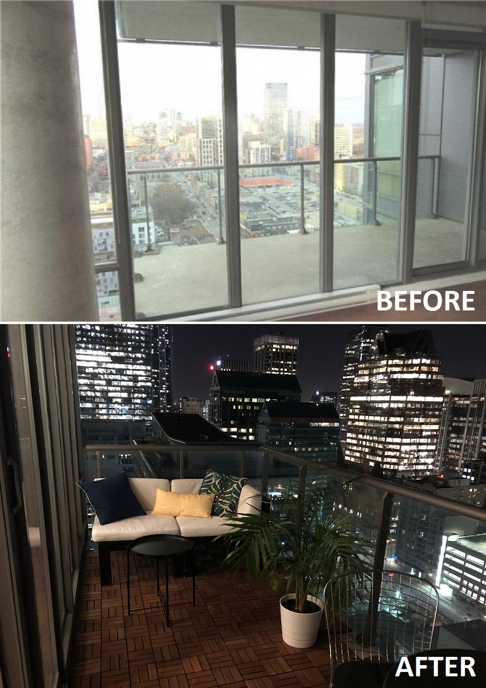 Real people share how they turned empty concrete balconies into cozy retreats