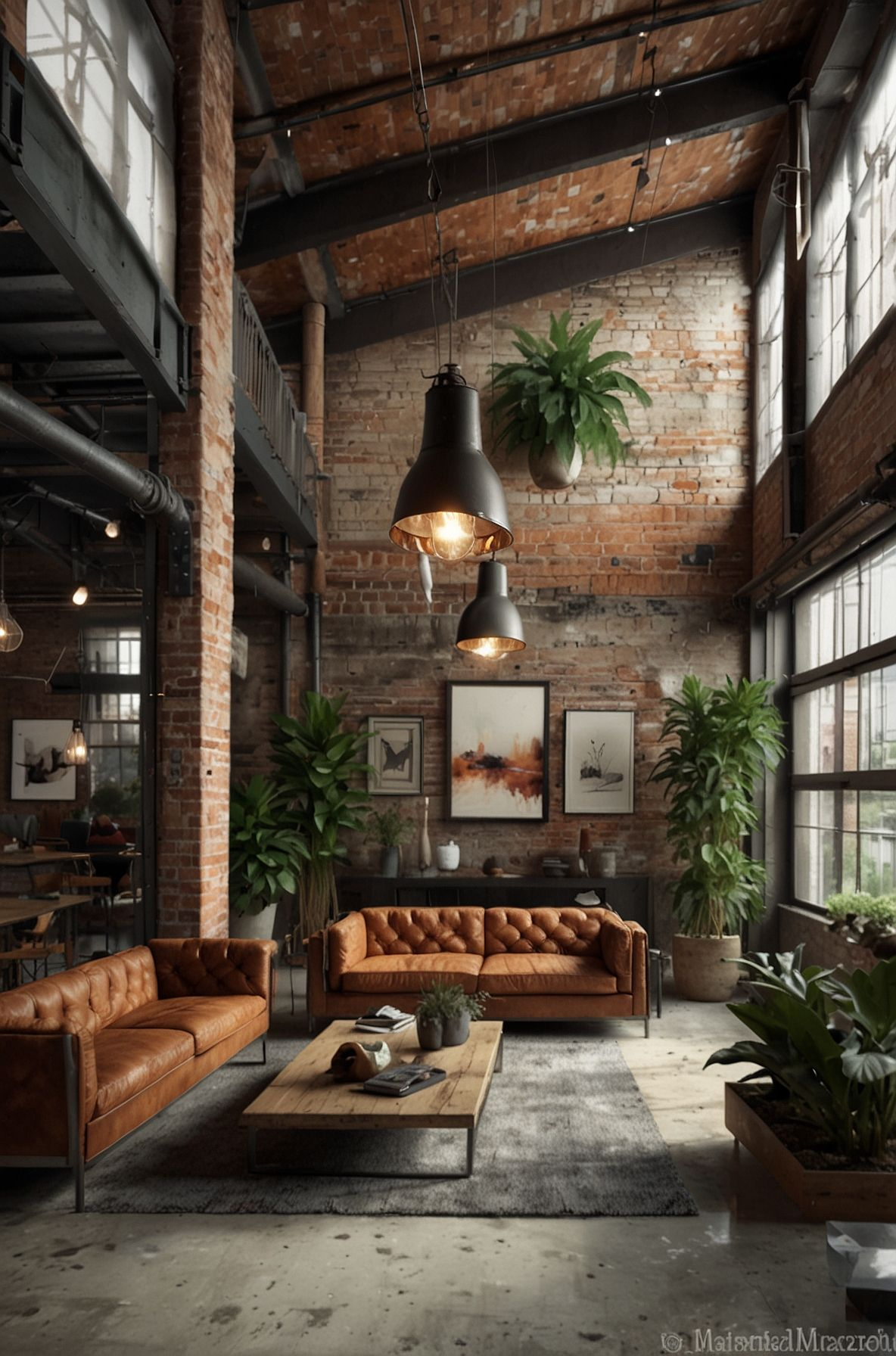 Urban Industrial Loft Design With Reclaimed Wood And Exposed Brick inside Urban Loft Design