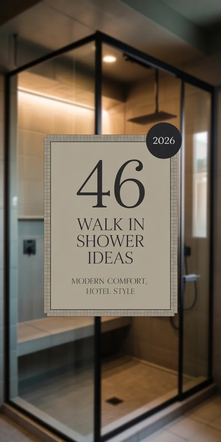 Walk In Shower Ideas 2026: 46 Stunning Designs For Your Dream Bathroom ... throughout 27 Stunning Shower Ideas Transforming Everyday Spaces in 2026