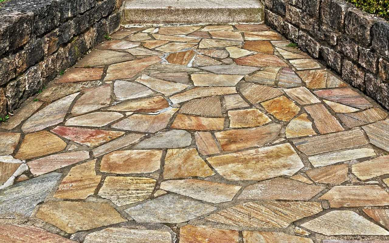 What Is A Flagstone? Exploring Types, Colors, And Styles intended for Flagstone Patio