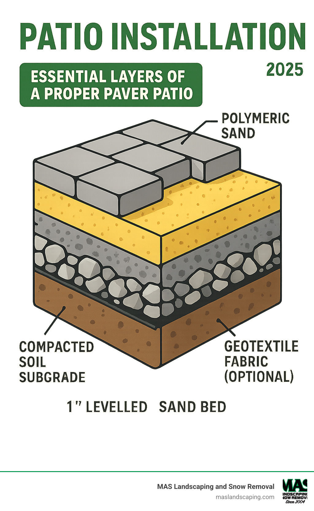 Patio Paver Base Depth and Slope: Sub-Base Compaction, Bedding Sand and Drainage Gradients