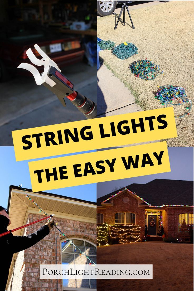 Easy Outdoor Christmas Decor How To Hang Christmas Lights Without A ... pertaining to How to Hang Outdoor Christmas Lights: Plan the Circuit, Clips and Ladder Before You Climb