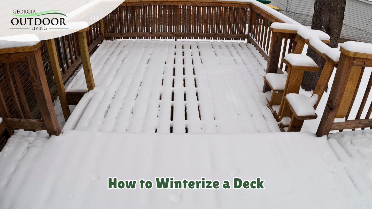 Winterize a Deck Before the First Freeze: Clean, Inspect, Protect, Then Handle Snow Right