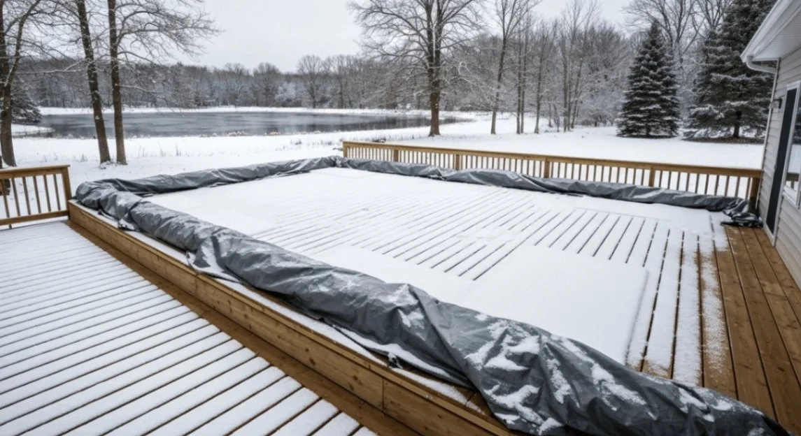 How To Winterize Your Deck For Harsh Weather in Winterize a Deck Before the First Freeze: Clean, Inspect, Protect, Then Handle Snow Right